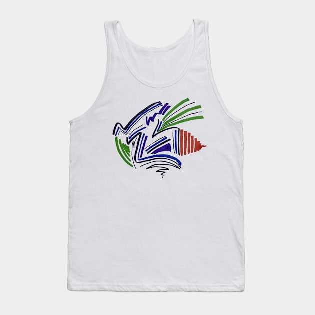 Graffiti - 2 Bee Tank Top by T-850